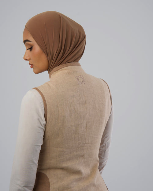 MCHI Weste Desert Light, am Model, Detail